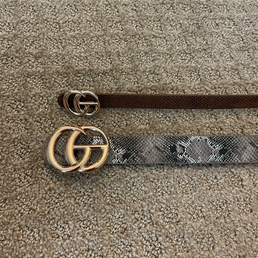 Set of 2 belts